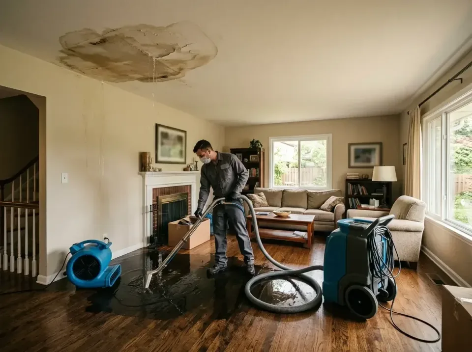 attic-pipe-burst-ceiling-drip-008 — frequently asked questions, Water Damage Restoration & Carpet Care in Kenova, WV